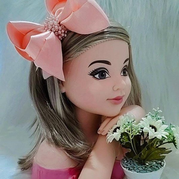 Tiara Belli Salmao Laço Miolo de Perolas