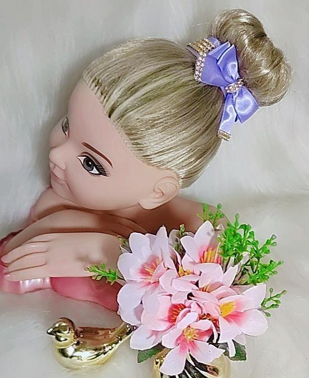 Porta Coque Belli Lilas Laço Strass