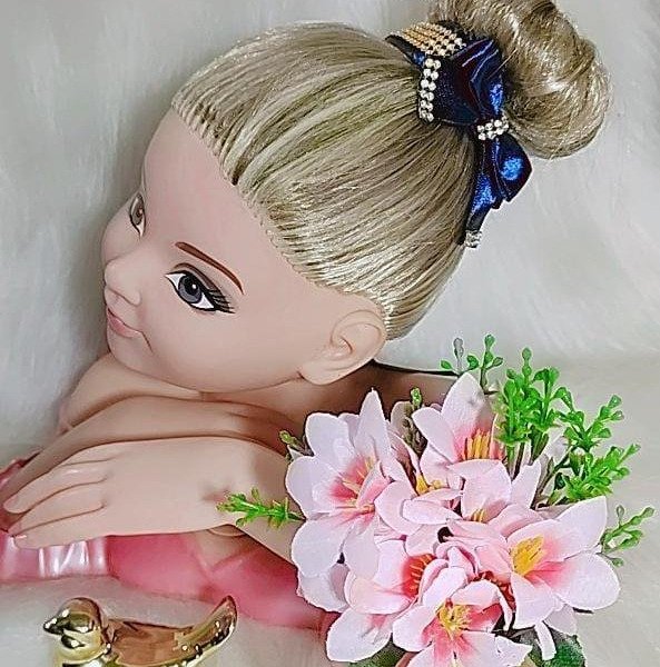 Porta Coque Belli Azul Petroleo Laço Strass