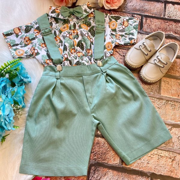 Conjunto Temáticos Meninos Safari