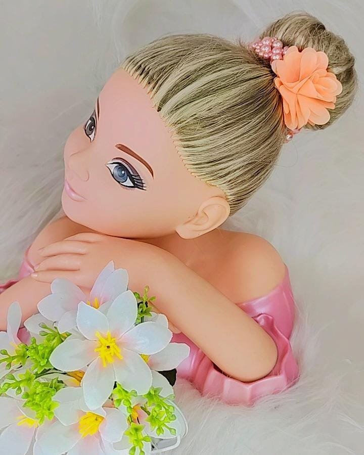 Porta Coque Belli Flor Perolas Salmão