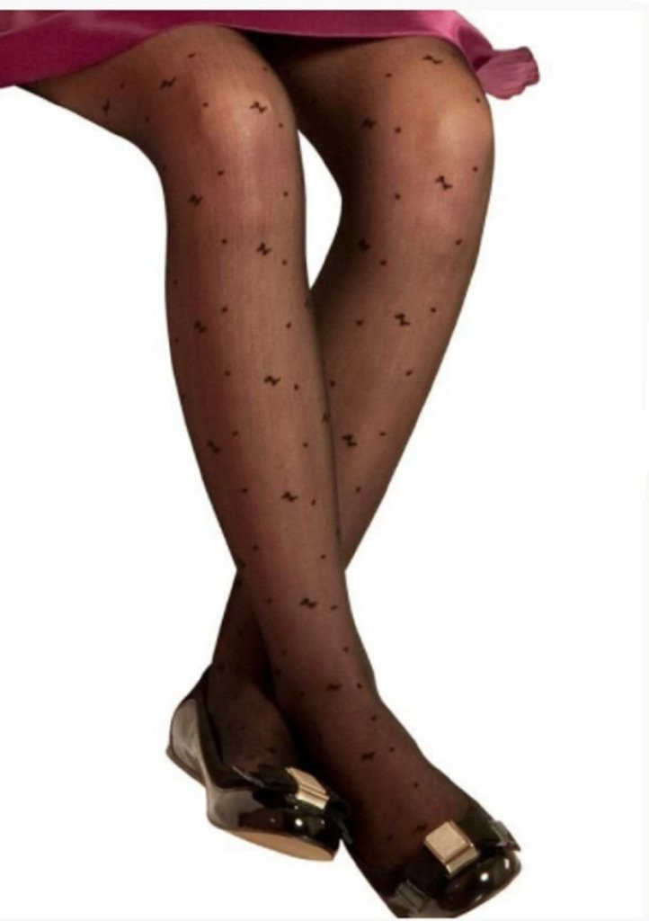 Meia Calça Fio 20 Trifil Juvenil Preto Gravatinha