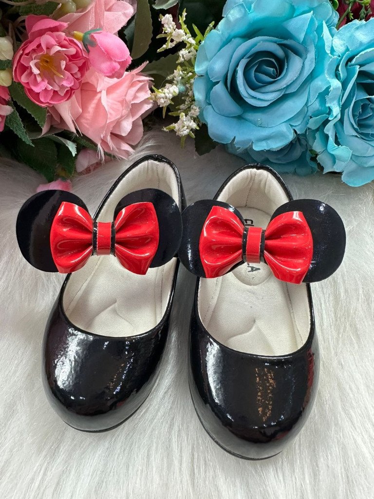 Sapatilha Flor Di Mila Minnie/Minie Preto