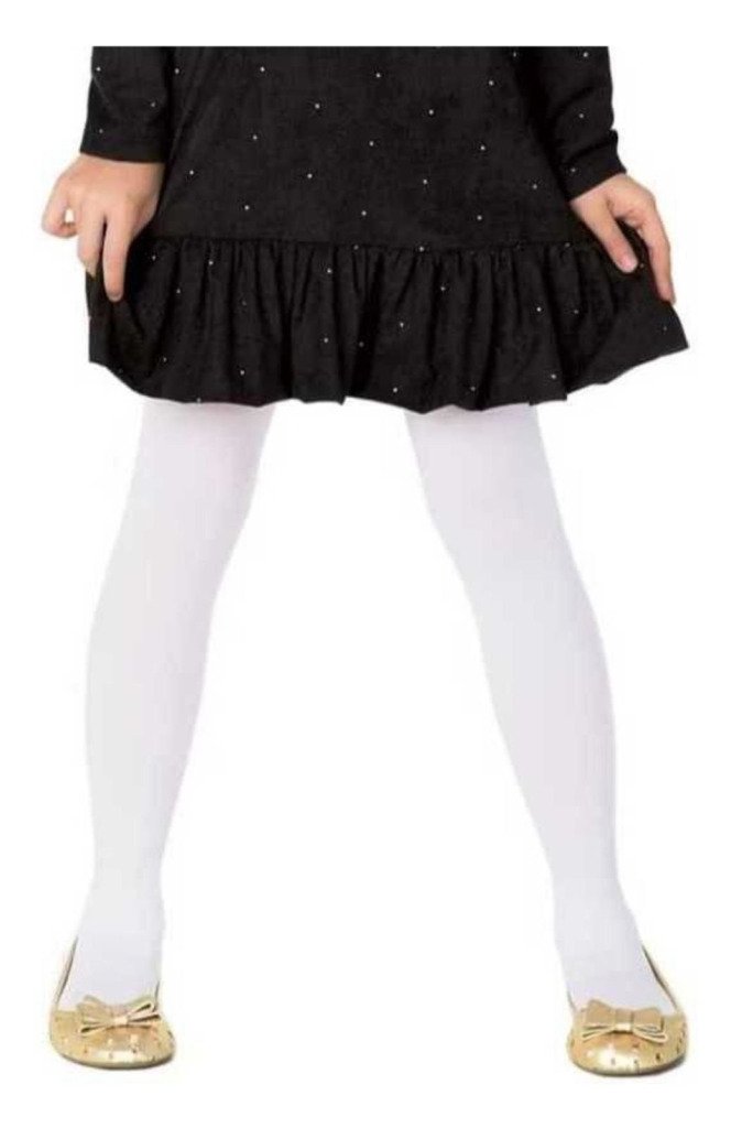 Meia Calça Fio 40 Trifil Branca Lisa