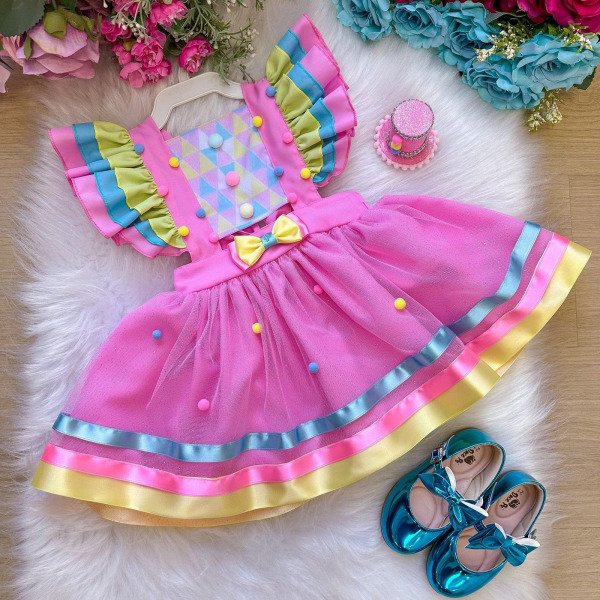 Romper/Vestido Princesa Circo -Doces -Doceria – Candy