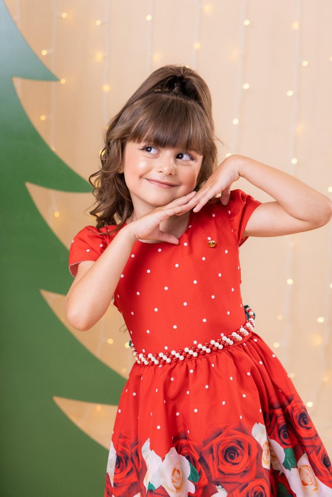 Vestido Banana Club Natal Natasha Vermelho