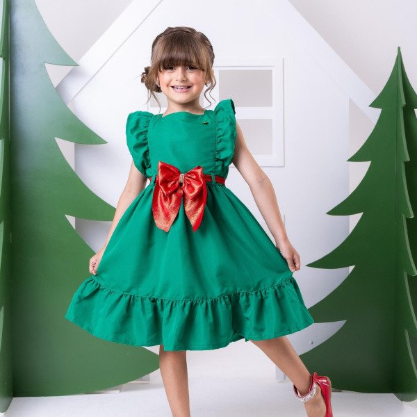 Vestido Blogueirinha Natali Verde – Natal