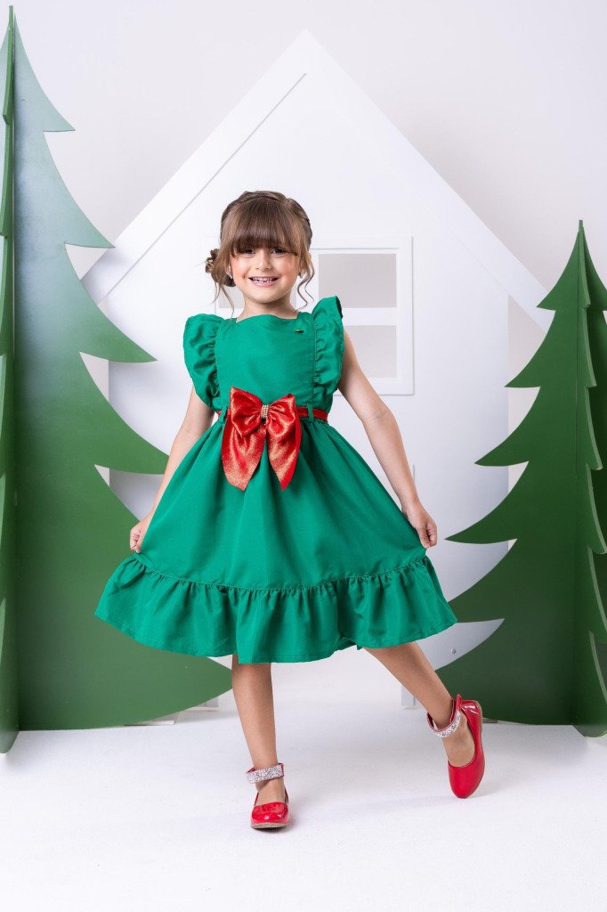 Vestido Blogueirinha Natali Verde – Natal