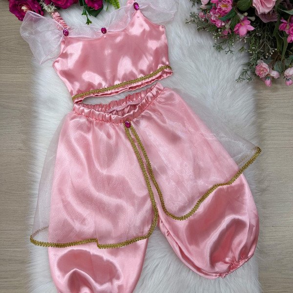 Fantasia Princesa Belli Princesa Jasmine Rosa