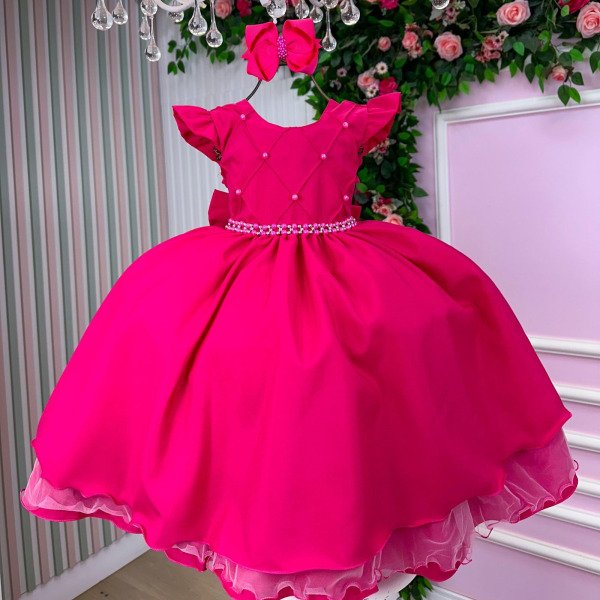 Vestido Ysa Kids Francine Pink