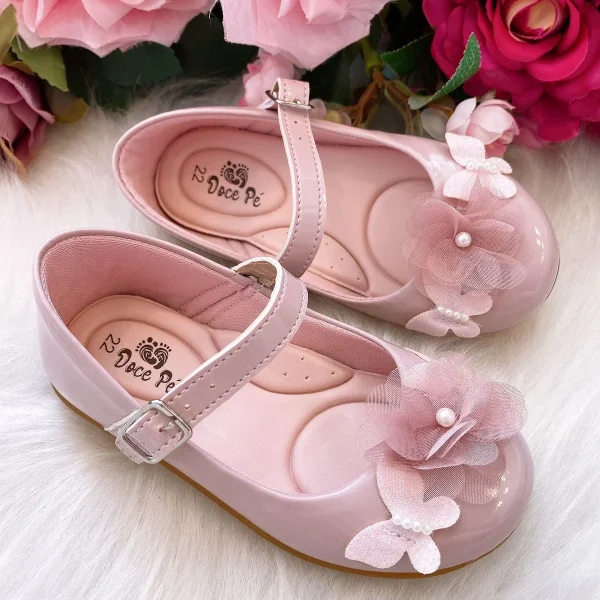 Sapatilha Doce Pe Jardim Encantado Nude – Rose