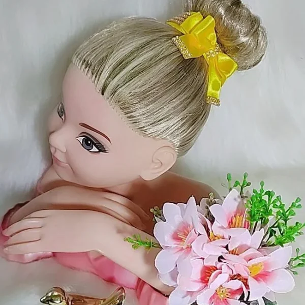 Porta Coque Belli Amarelo Laço Strass