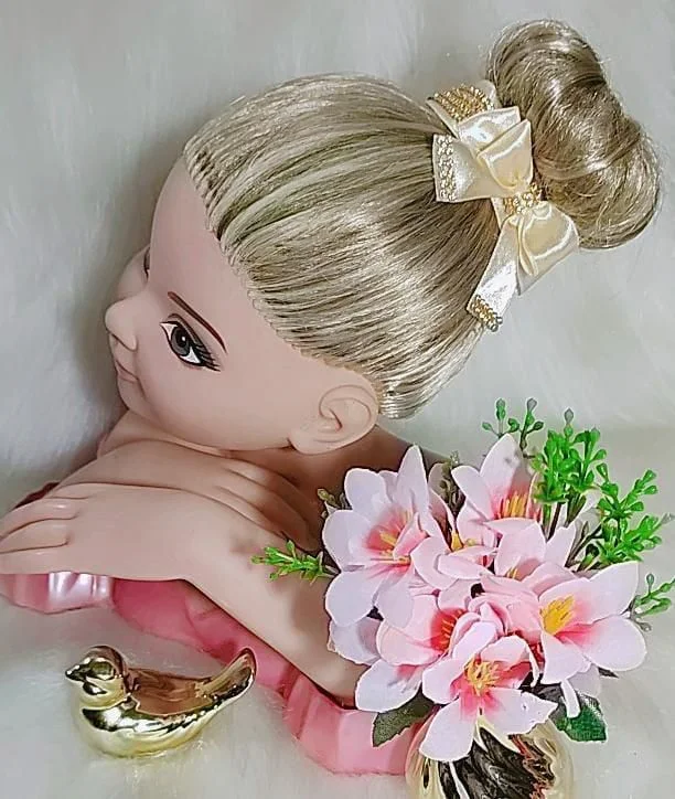 Porta Coque Belli Marfim Laço Strass