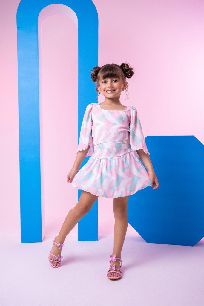 Conjunto Banana Club Alissa Rosa Bebe