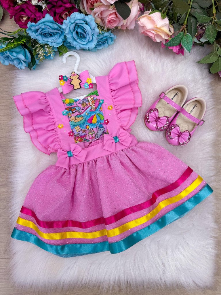 Romper/Vestido Princesa Belli Tematico Bobbie Goods