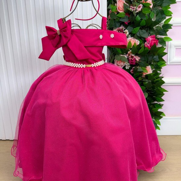 Vestido Banana Club Longo Doce Elegancia Pink