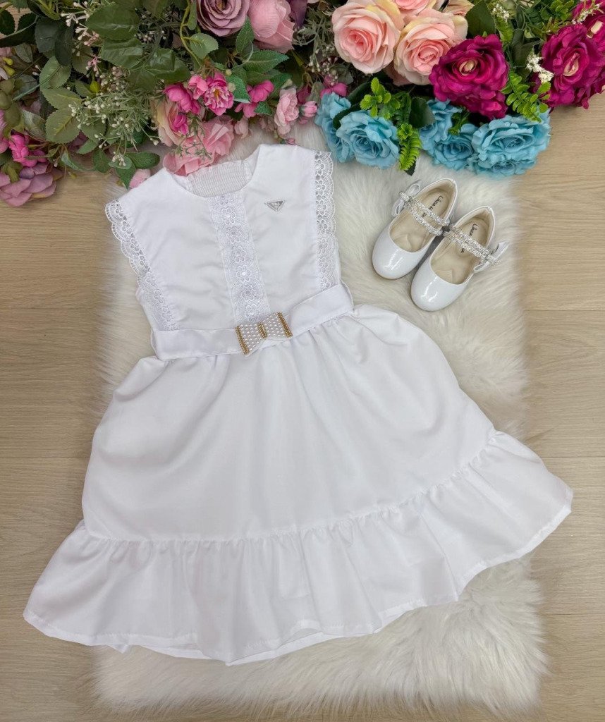 Vestido Blogueirinha Valeria Branco