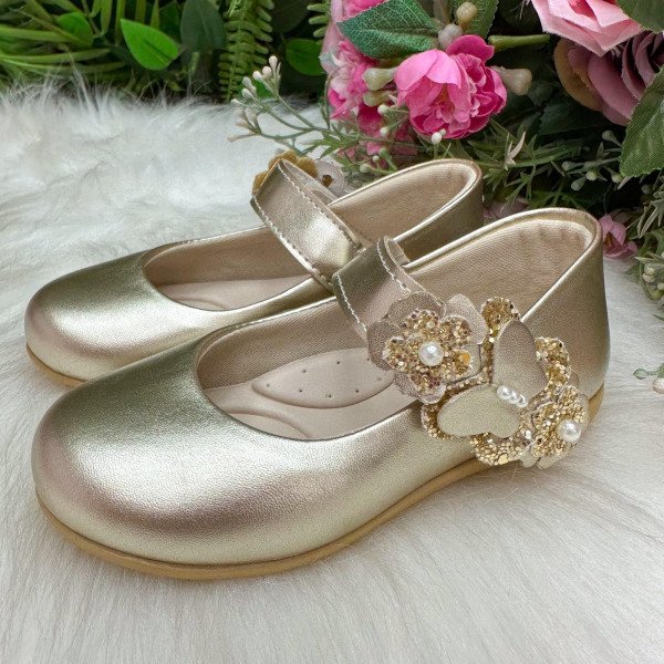 Sapatilha Doce Pe Lili Dourado