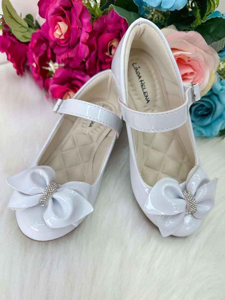 Sapatilha Flor Di Mila Rubia Saltinho Branco