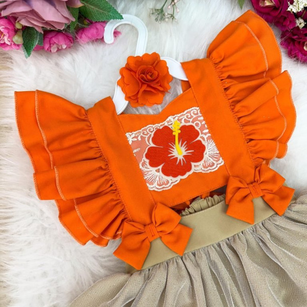 Romper/Vestido Princesa Belli Princesa Praiana