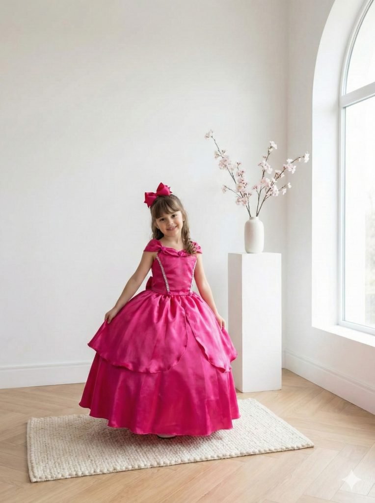 Fantasia Longa Princesa Belli Princesa Pink